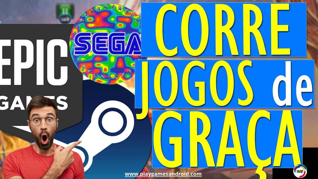 JOGOS GRÁTIS na EPIC, STEAM e 9 da SEGA no MOBILE