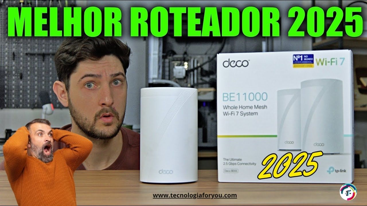O Melhor Roteador Wi-Fi 7 de 2025 é o Deco BE65!