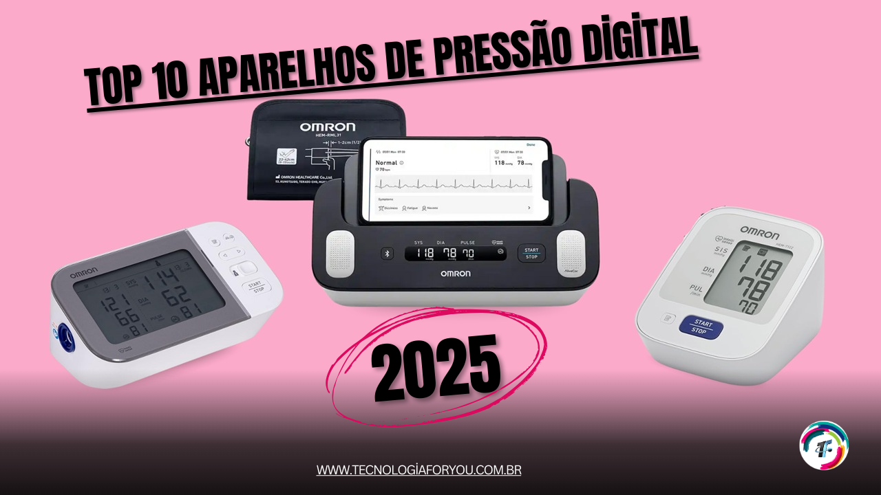 Top 10 aparelhos de pressão digital para comprar em 2025